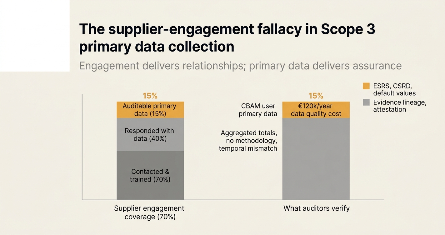 The supplier-engagement fallacy in Scope 3 primary data collection